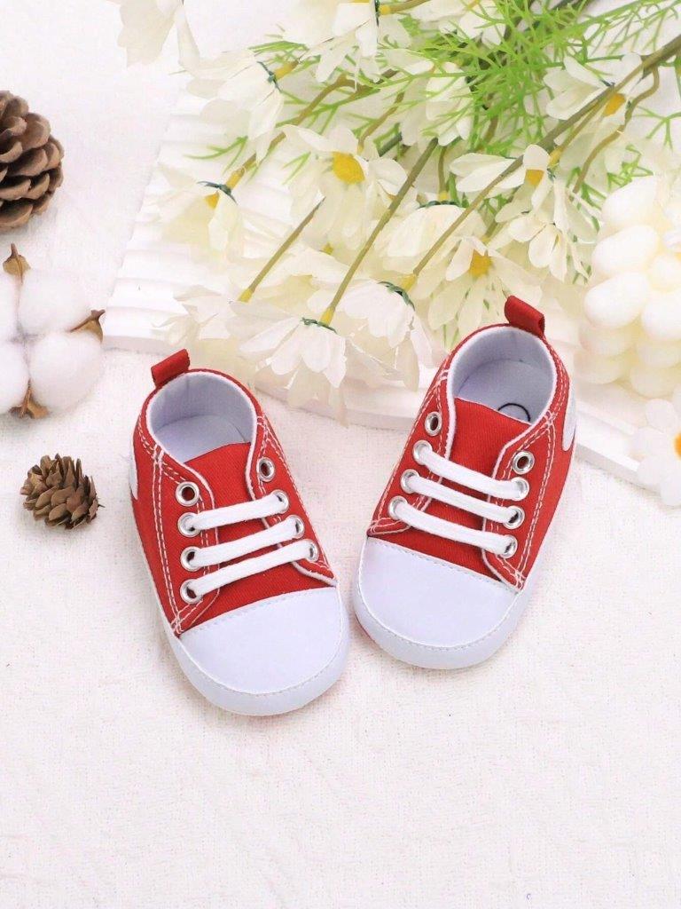 Baby Red Teddy Sneakers