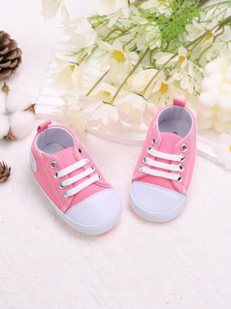 Baby Pink Teddy Sneakers
