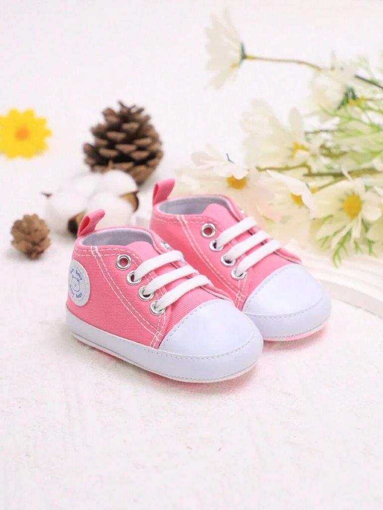 Baby Pink Teddy Sneakers