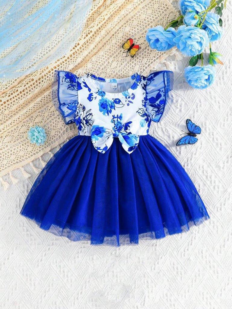 Baby Floral Bow Summers Dress