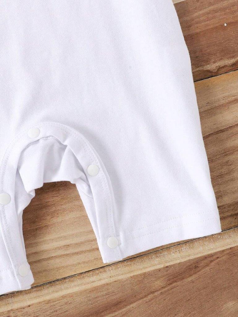 Baby Its My Birthday Romper White
