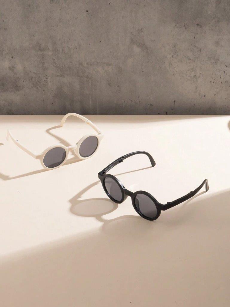 Kids 2 Piece Unisex Foldable Sunglasses
