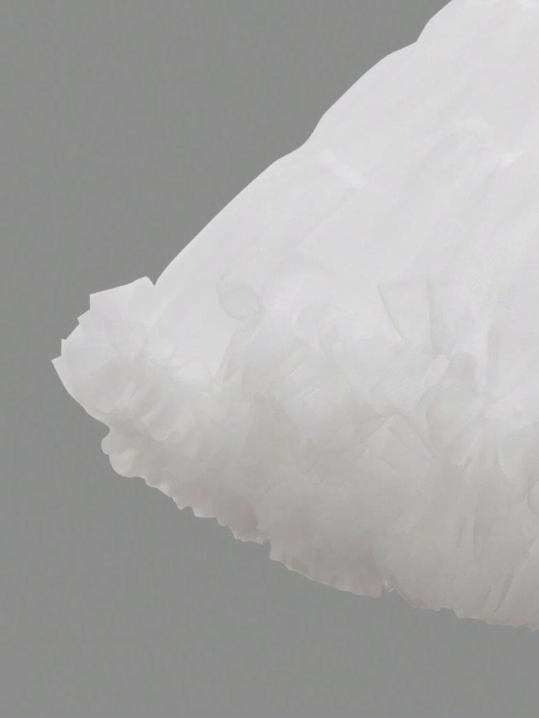 Baby White Party Puff Tulle Tutu Skirt