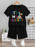 Baby Its My Birthday Romper Tee And Shorts Set