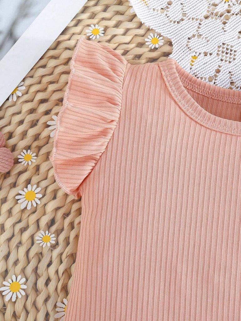 Baby 2 Piece Summer Daisy Print Romper Set