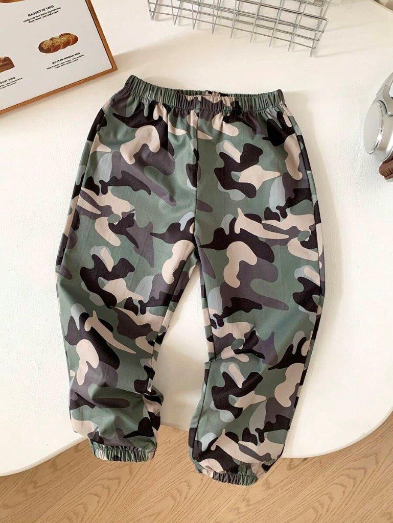 Toddler Boys Camouflage Sweatshirt And Pants Set
