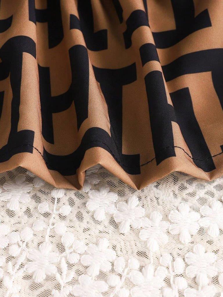 Baby Black Pattern Bow Tutu Skirt