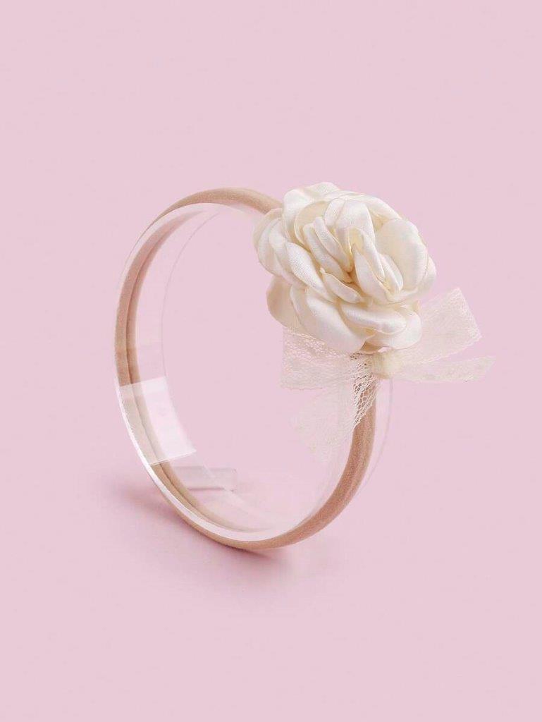Baby 3 Piece Rose Flower Headband Set