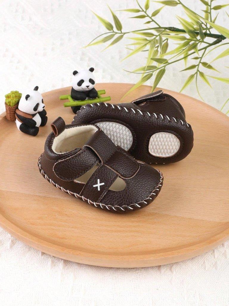 Baby Star Pattern Sandals Coffee Brown