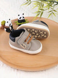 Baby Boy Grey Leather Shoes