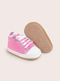 Baby Pink Stripe Canvas Sneaker