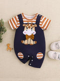 Baby Bow tie Giraffe Romper