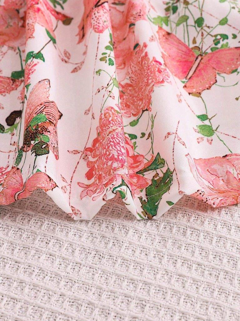 Baby Floral Print Casual Dress