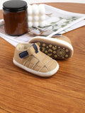 Baby Beige Leather Gladiator Sandals