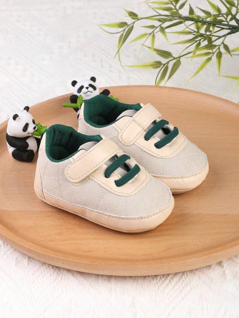 Baby Boy Green Lace Up Sneakers