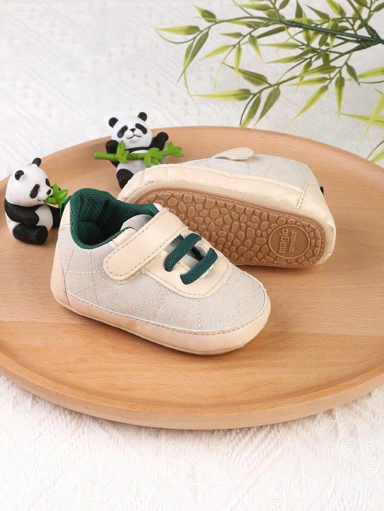 Baby Boy Green Lace Up Sneakers