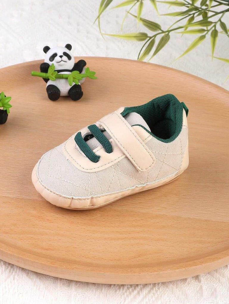 Baby Boy Green Lace Up Sneakers