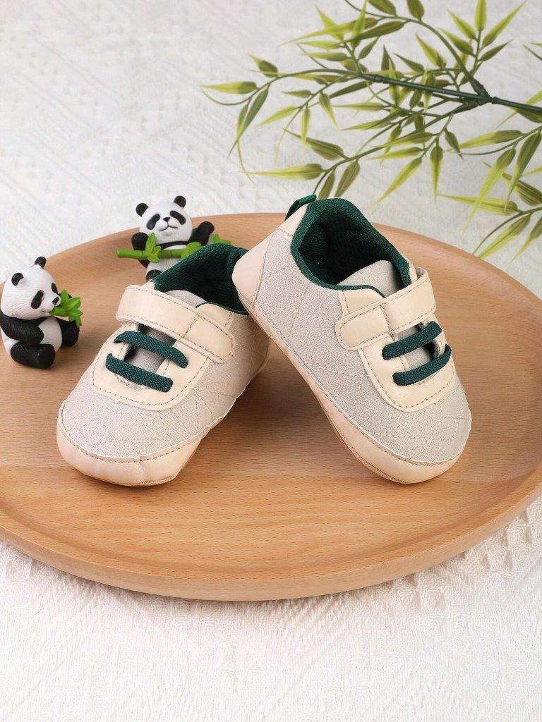 Baby Boy Green Lace Up Sneakers