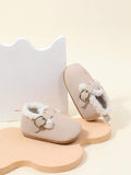 Baby Fur Buckle Strap Shoes