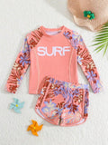 Toddler Girls Surf Set Swimming Costume