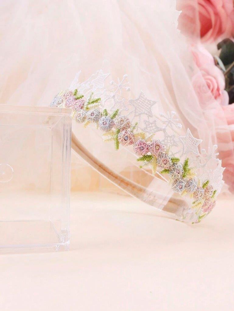 Baby 3 Piece Lace Decor Headband Set