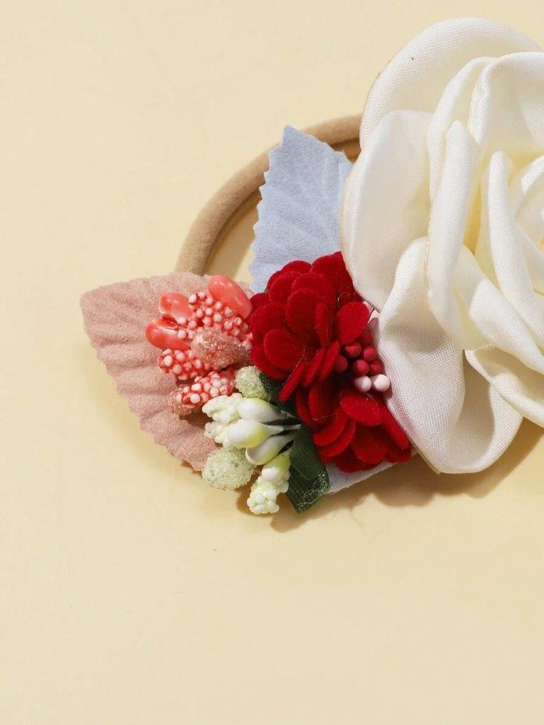 Baby 2 Piece Rose Headband Set