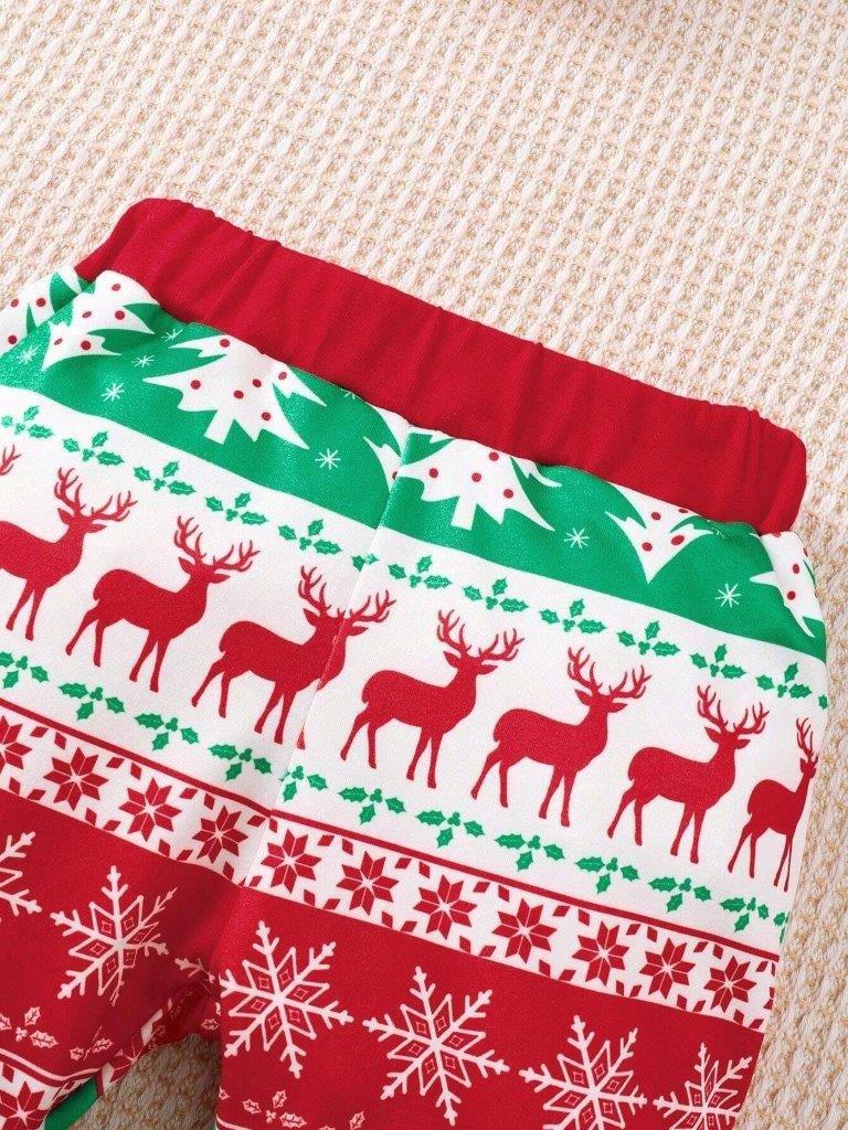 Baby Christmas 3 Piece Set Red
