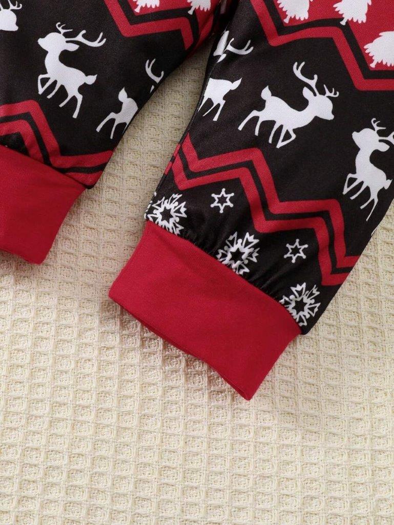 Baby 4 Piece Christmas Bodysuit Outfit