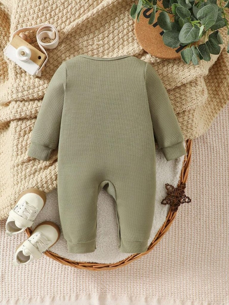 Baby Green Rainbow Pattern Jumpsuit