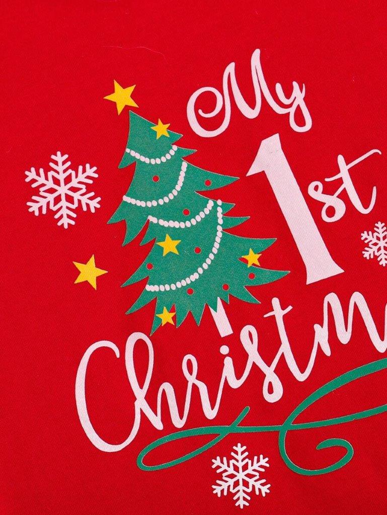 Baby 3 Piece Christmas Bodysuit Outfit