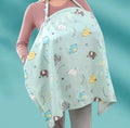 Baby Green Elephant Character Nursing Cover
