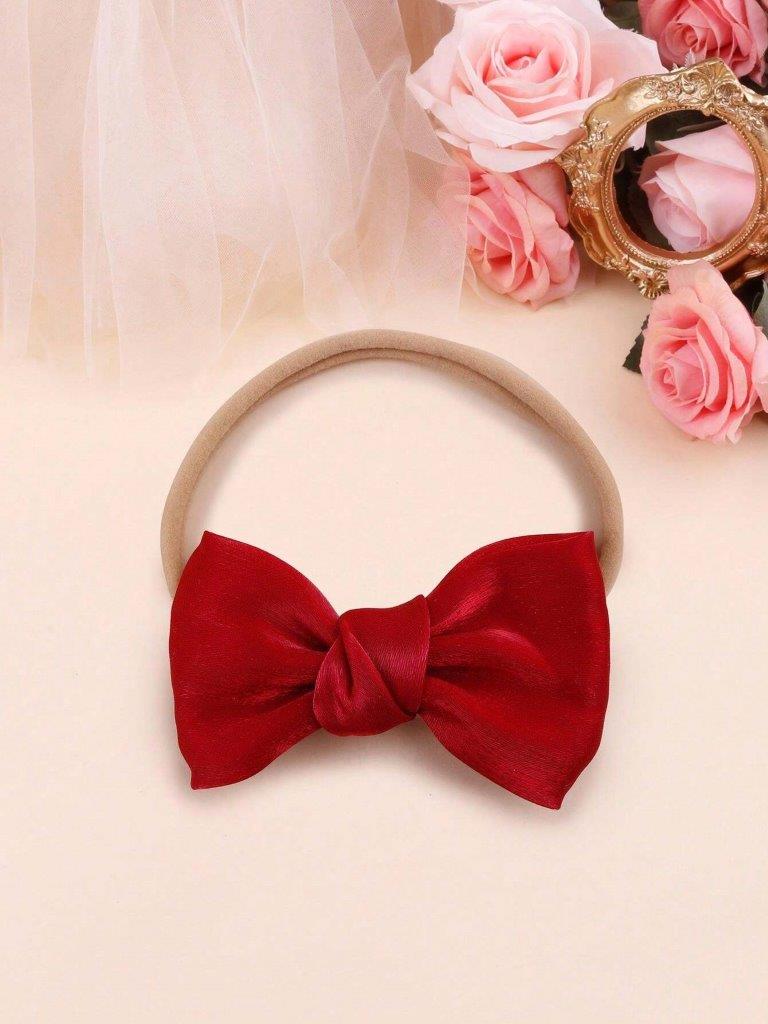 Baby 3 Piece Red Butterfly Headband Set