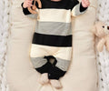 Baby Knit Striped Jumpsuit