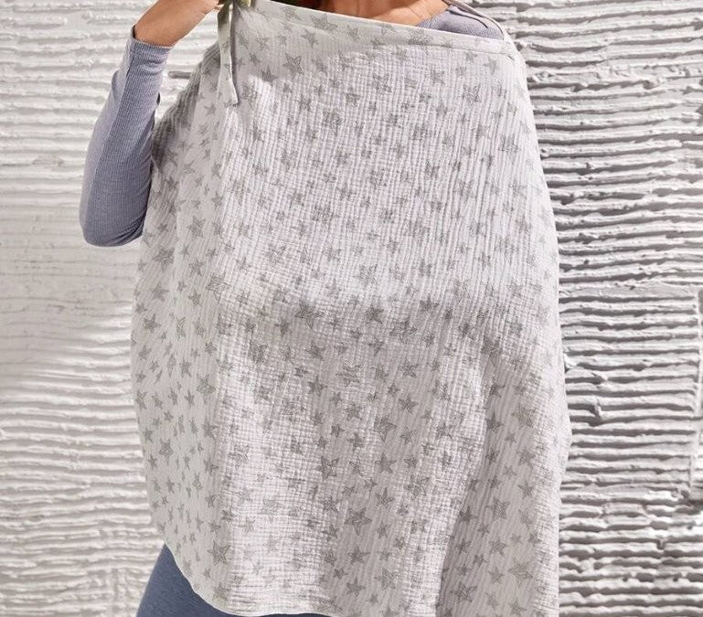 Baby Star Print Nursing Cover