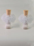 Baby Princess Ankle Socks White 1-2 Years