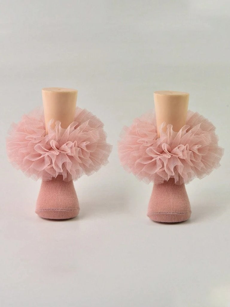 Baby Princess Ankle Socks Pink