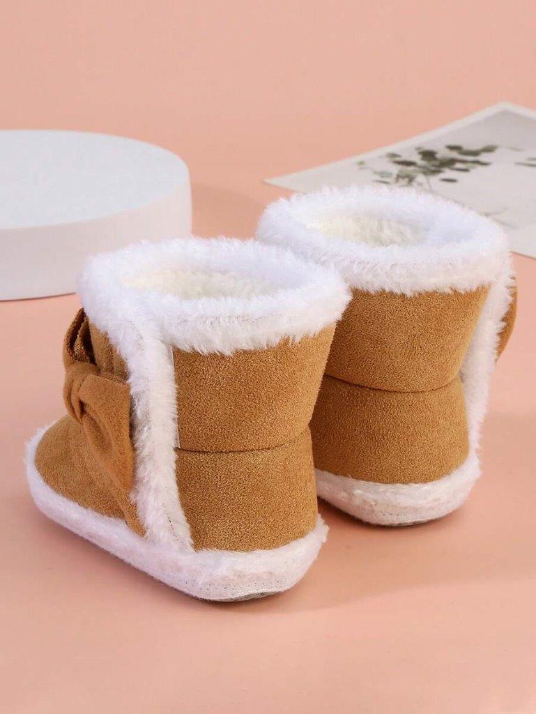 Baby Winter Fuzzy Bow Boots