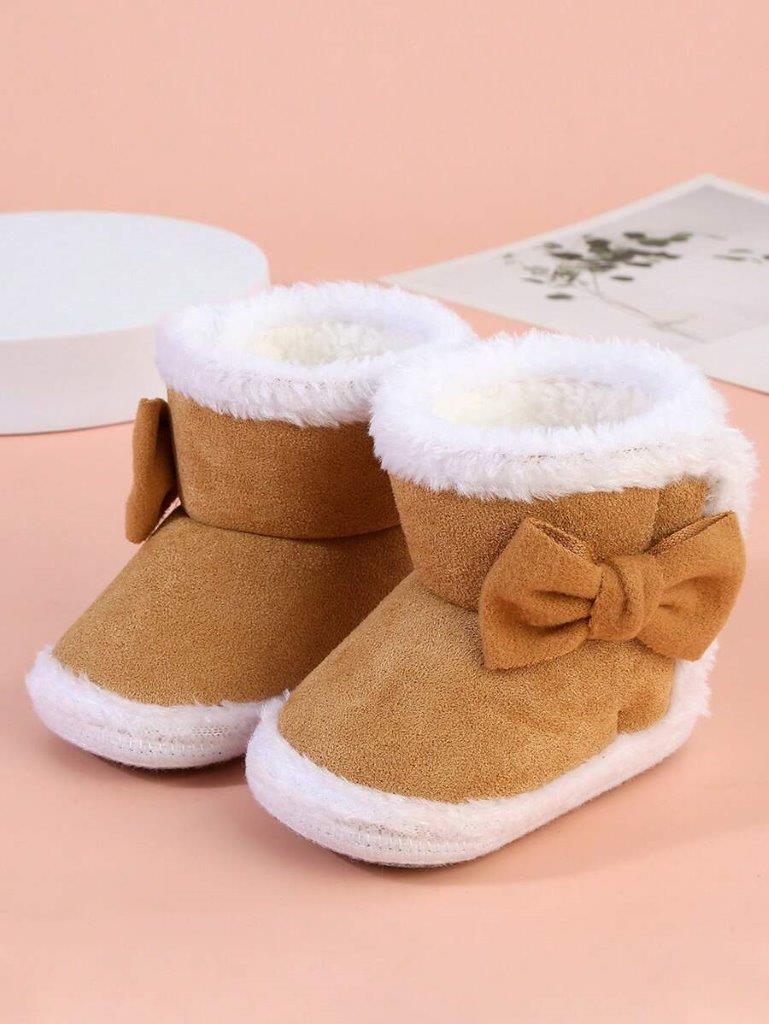 Baby Winter Fuzzy Bow Boots
