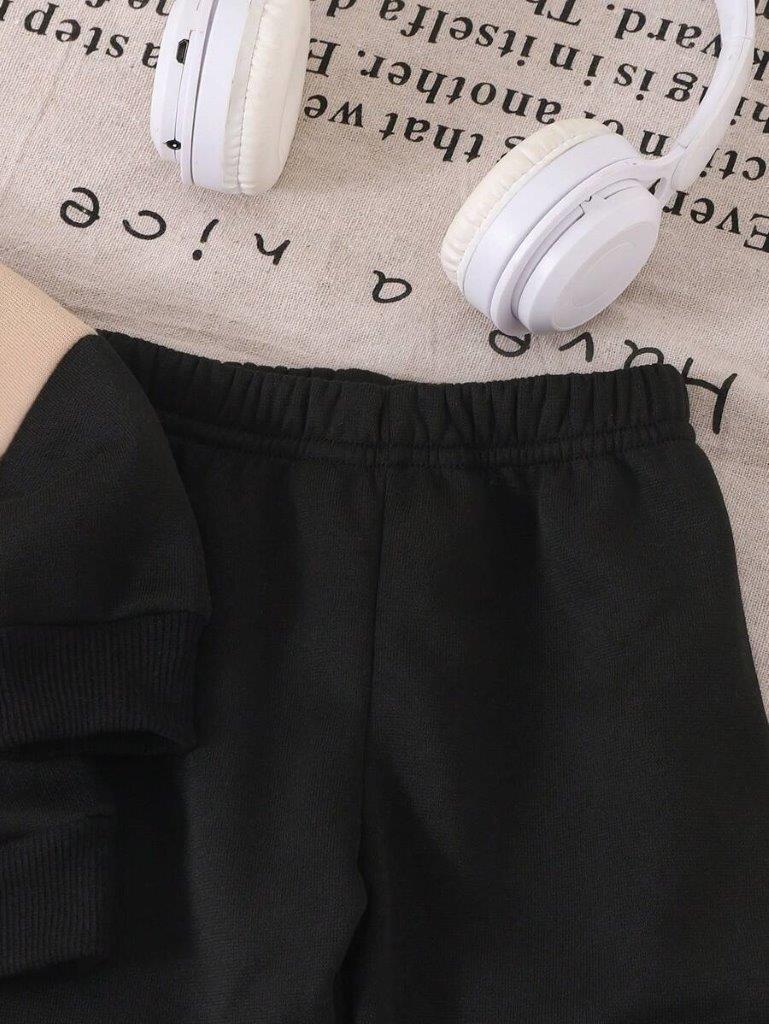 Baby Teddy Pocket Pullover And Pants Set