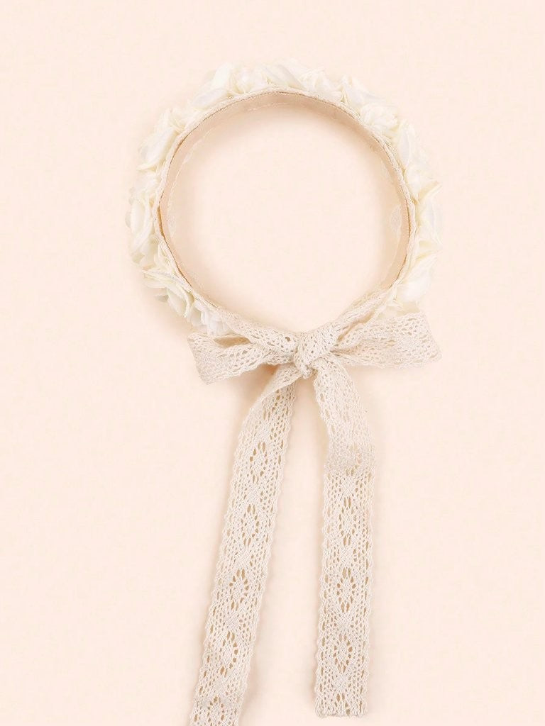 Baby Flower Headband White