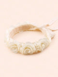Baby Flower Headband White