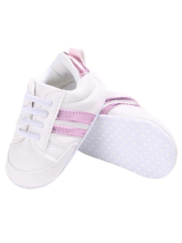 Baby Pink Stripe Sneakers