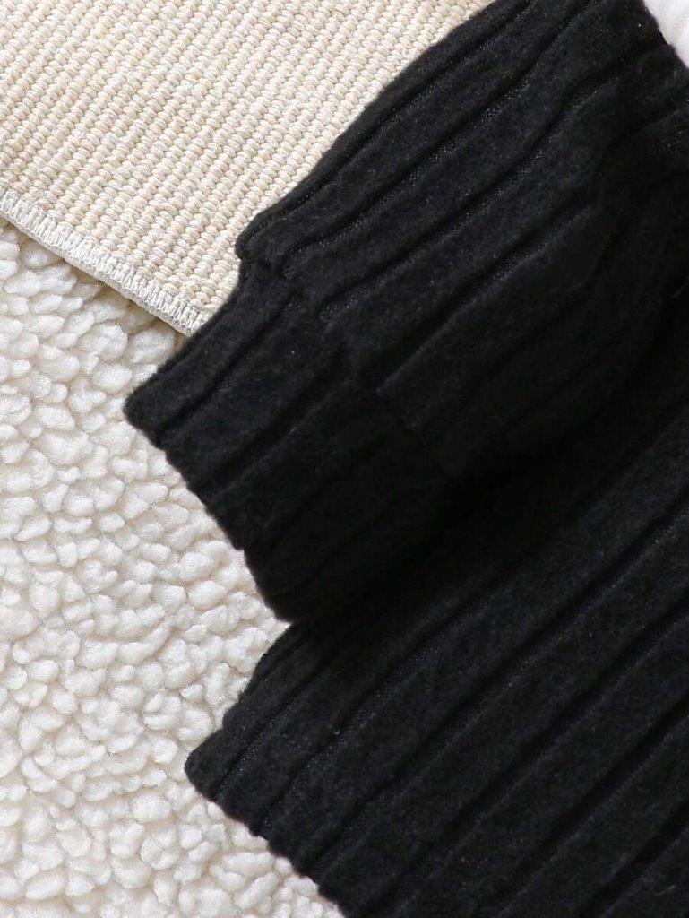 Baby 2 Piece Ribbed Block Pullover And Pants Set