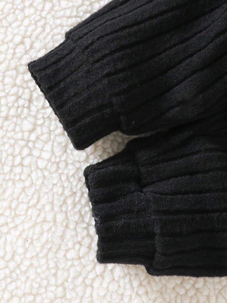 Baby 2 Piece Ribbed Block Pullover And Pants Set