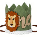 Baby 1st Birthday Lion Party Crown