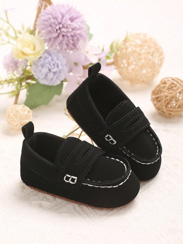 Baby Casual Flat Slip On Black