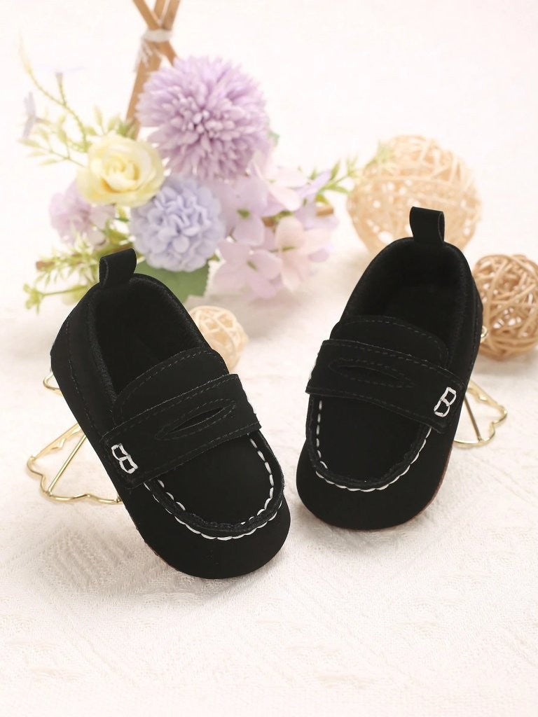 Baby Casual Flat Slip On Black