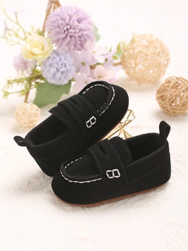 Baby Casual Flat Slip On Black