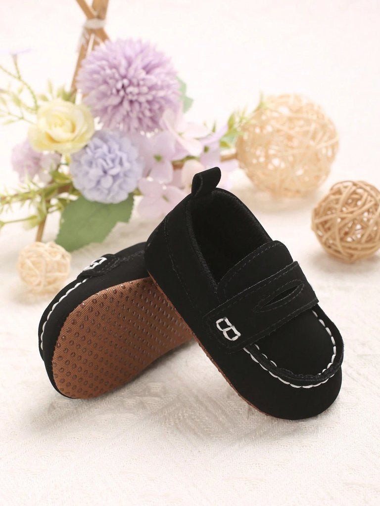 Baby Casual Flat Slip On Black