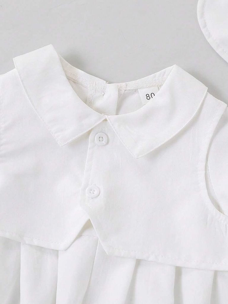 Baby 3 Piece White Baptism Outfit